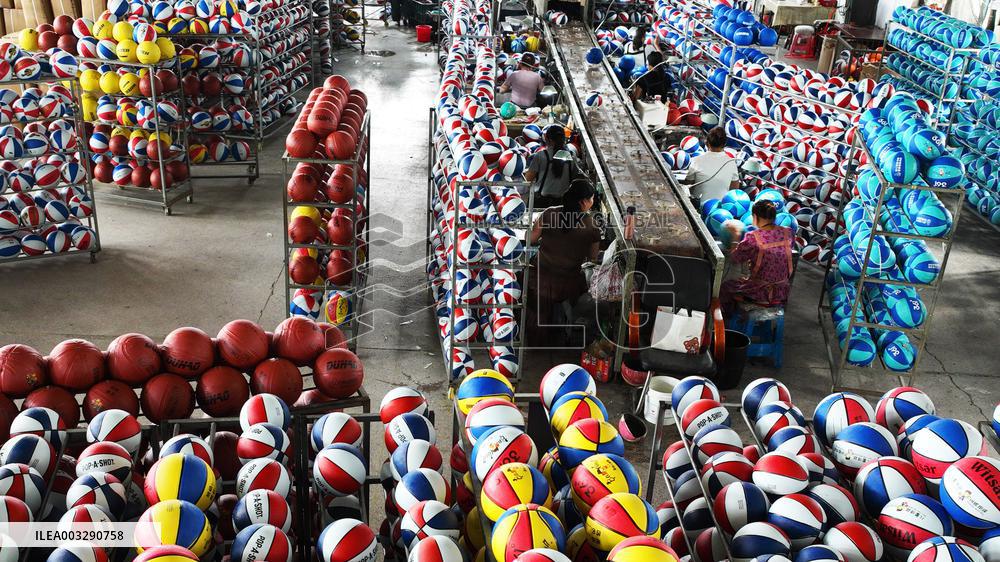 Sports Balls Production in Suqian