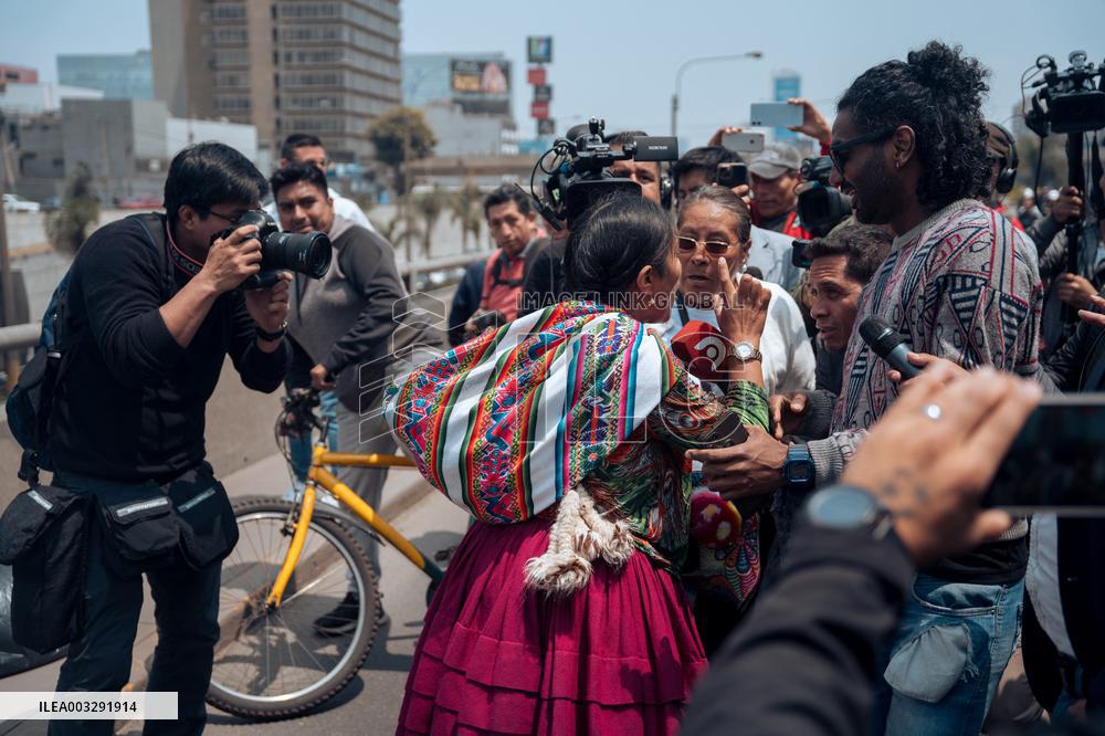 Funeral Of Former President Alberto Fujimori - Lima