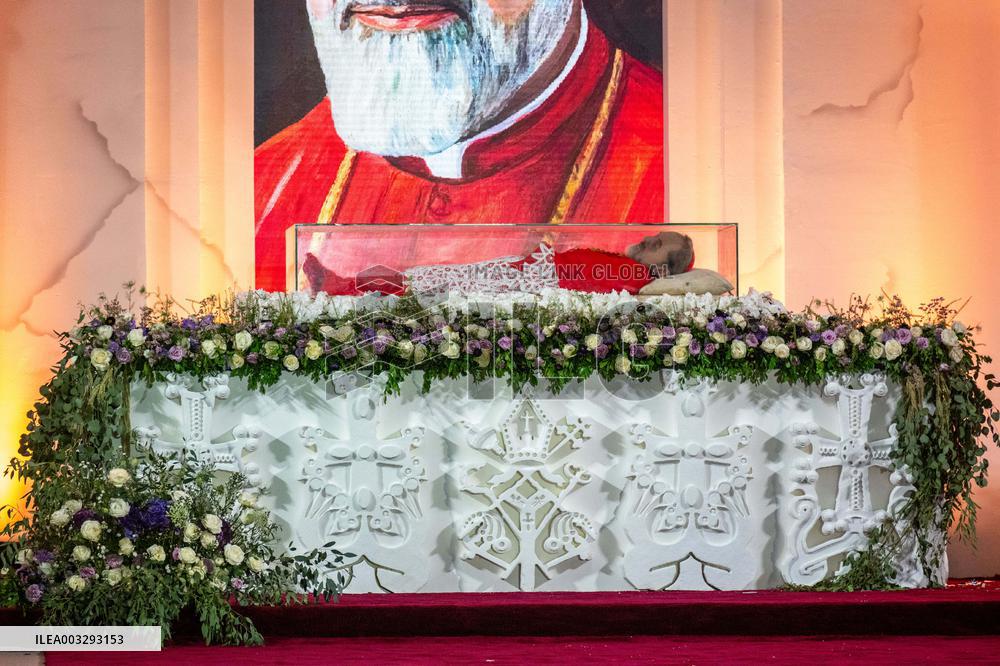 Ceremony To Receive The Body Of Cardinal Aghajanian - Beirut