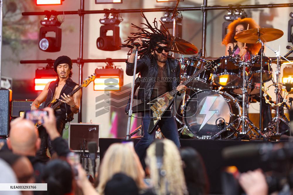 Lenny Kravitz Performs At Today Show - NYC