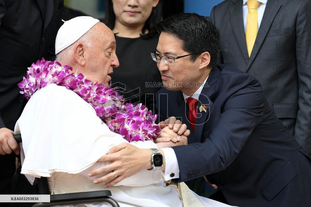 Pope Francis At Interreligious Meeting With Youth - Singapore