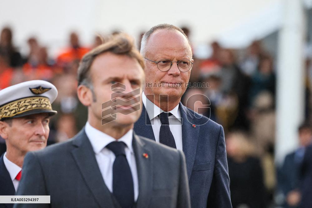 Macron And Philippe Remember Bloody Liberation Of Le Havre