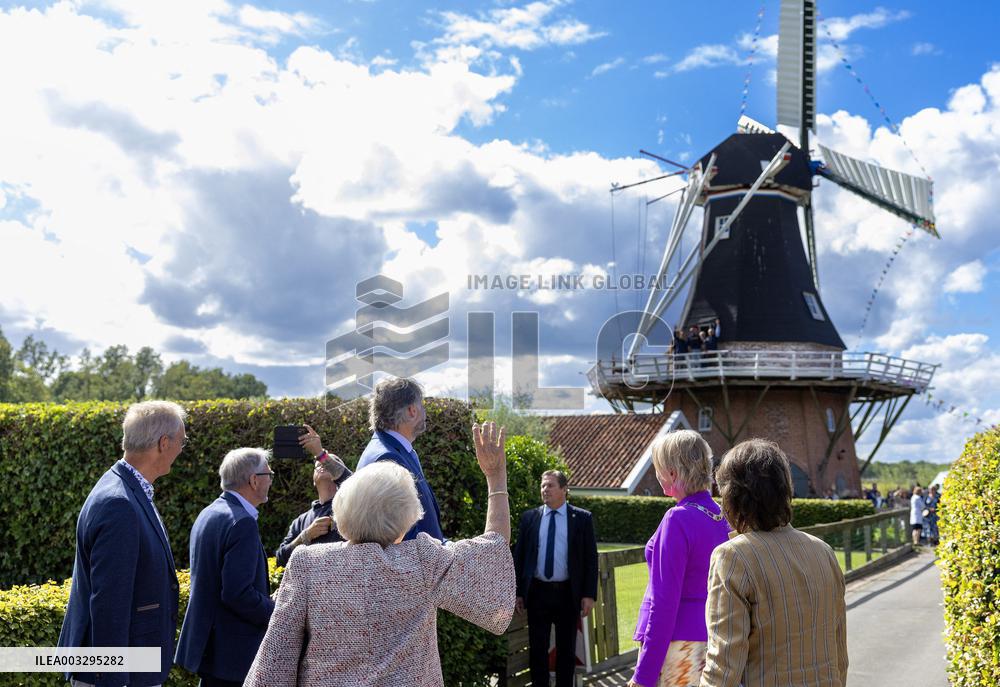 Princess Beatrix At Corn And Peel Mill Reopening - Noordbroek