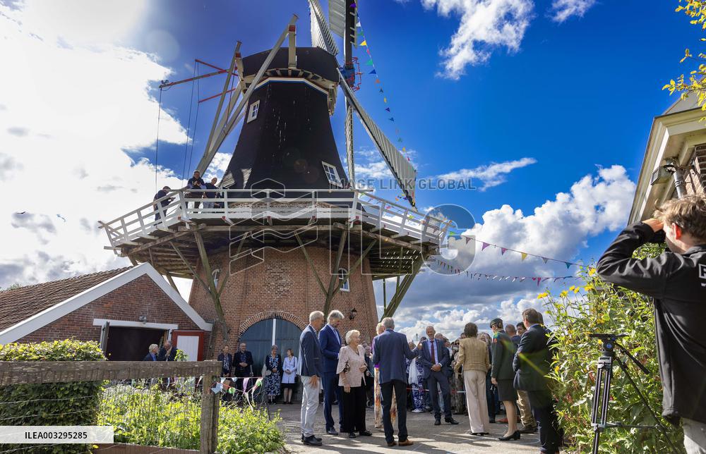 Princess Beatrix At Corn And Peel Mill Reopening - Noordbroek