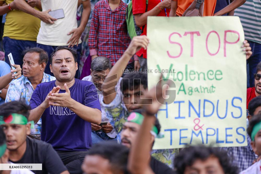 Protest Against The Atrocities Inflicted On Hindus - Dhaka