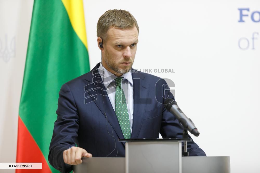 Joint news conference of Ukrainian and Lithuanian FMs in Kyiv