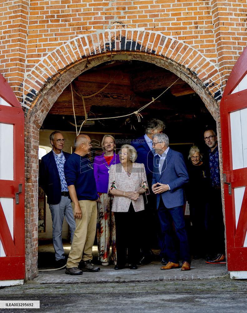 Princess Beatrix At Corn And Peel Mill Reopening - Noordsta