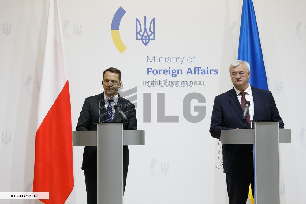 Joint news conference of Ukrainian and Polish Foreign Ministers in Kyiv