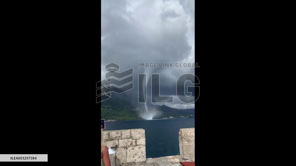 Croatia: Massive Waterspout Spotted Off Korcula