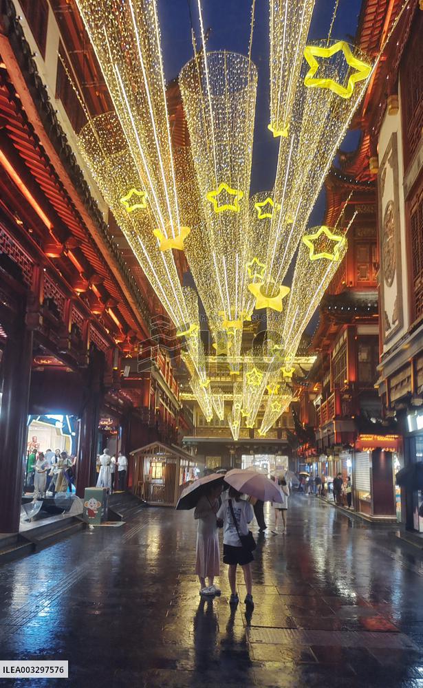 Lantern Show Celebrate Mid-Autumn Festival in Shanghai,