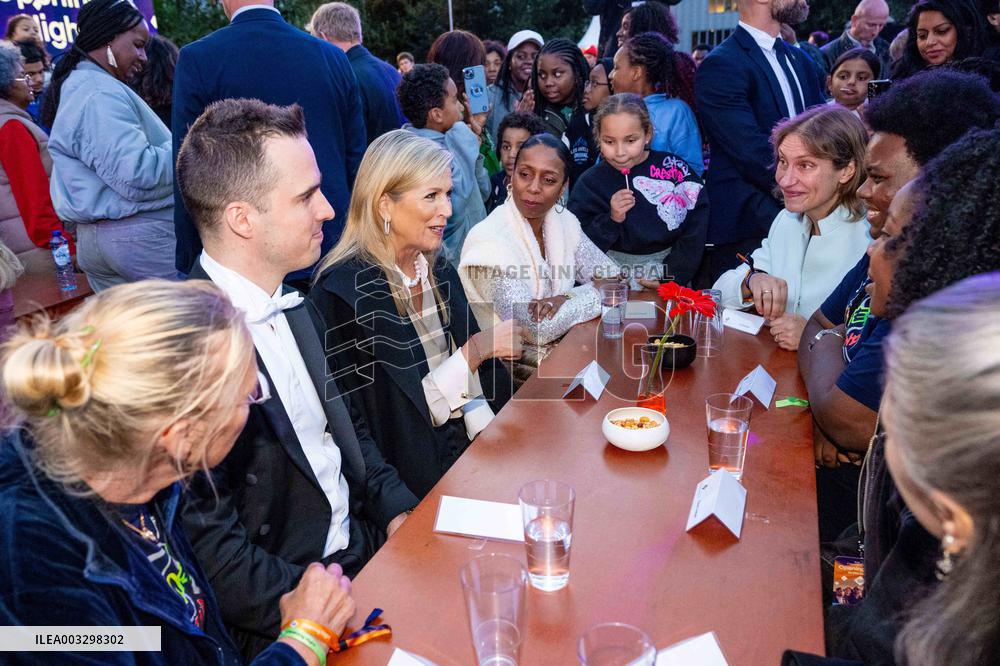 Queen Maxima Attends An Outdoor Concert - Amsterdam