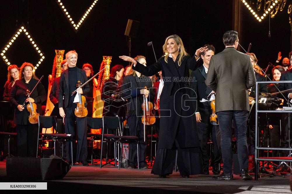 Queen Maxima Attends An Outdoor Concert - Amsterdam