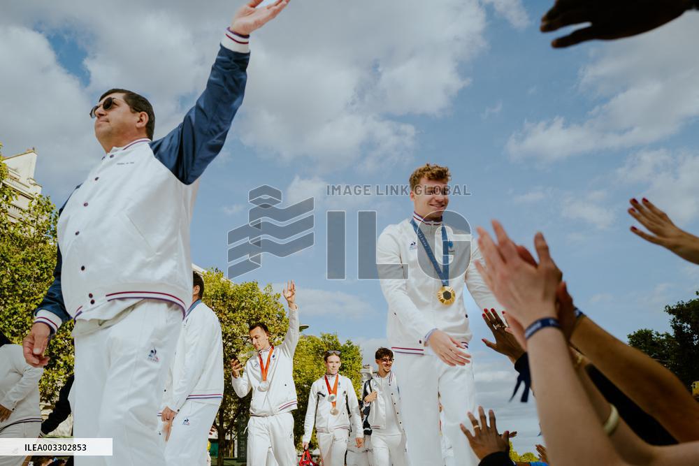 Parade Of French Athletes - Paris