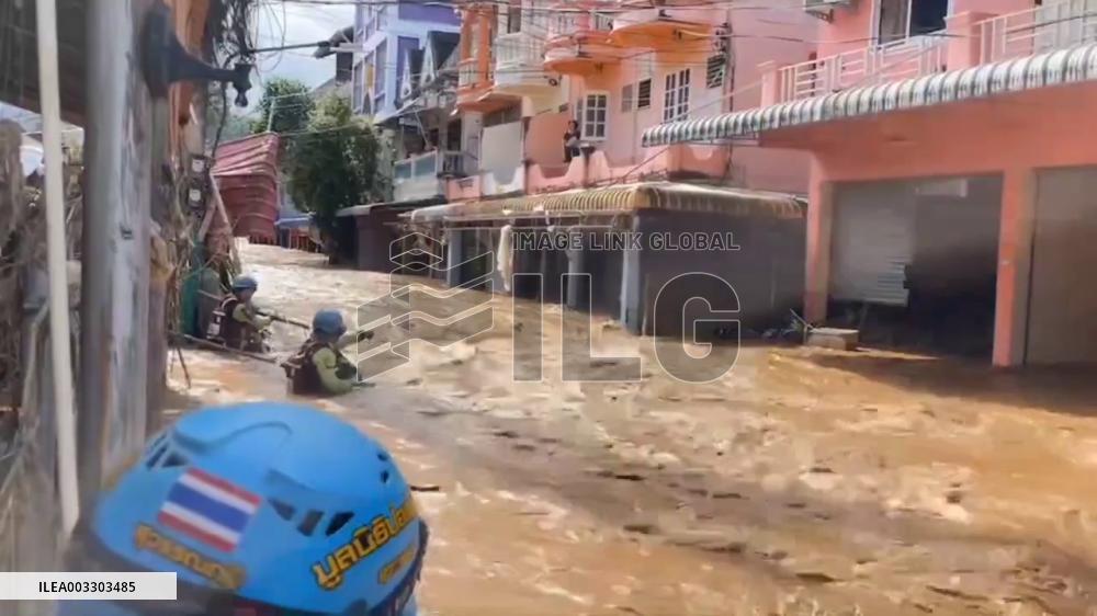 Thailand: Remnants Of Typhoon Yagi Causes Severe Flooding In Chiang Rai 2