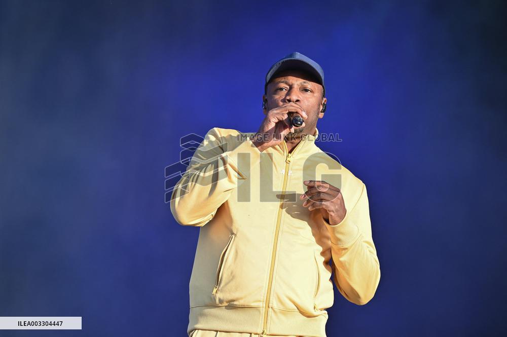 MC Solaar Concert At Fete de l'Humanite - Bretigny