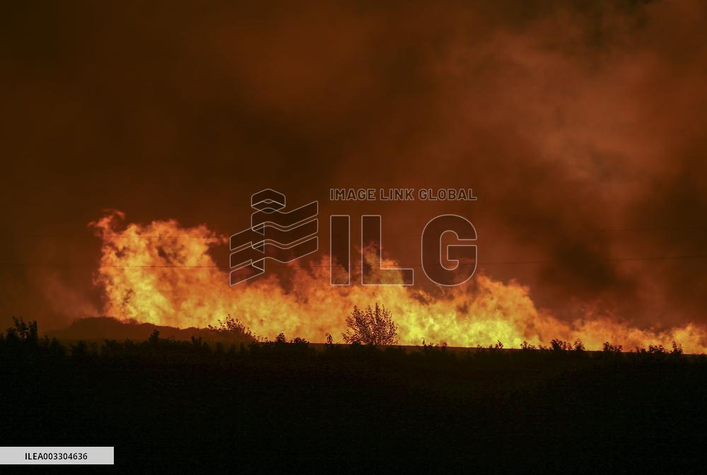 A Fire at A Wood Processing Plant in Yuncheng