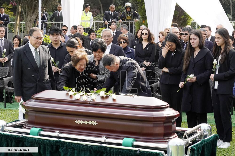Funeral for Peru's ex-President Fujimori