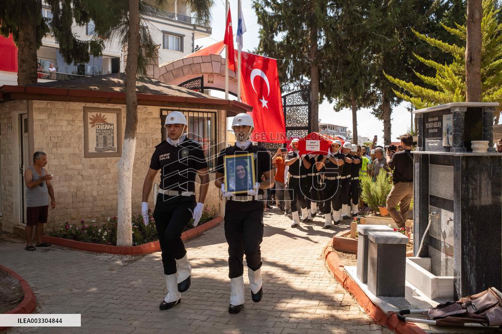 Funeral of Turkish-American Activist Killed in Israel - Turkey
