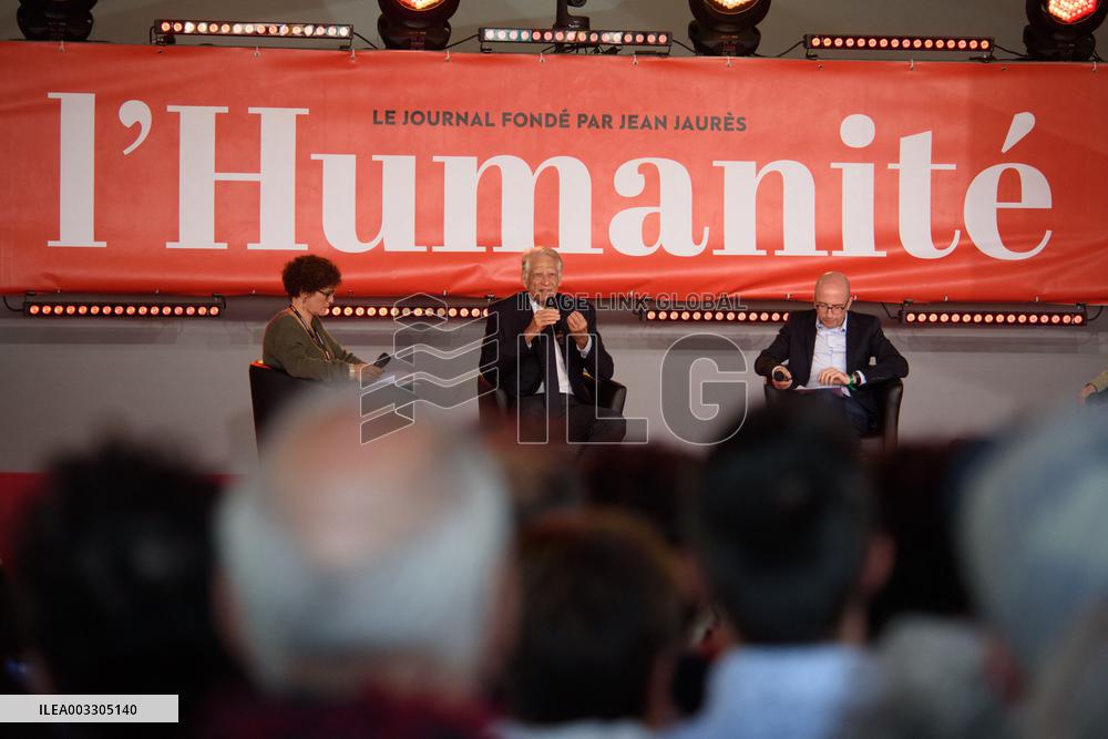 Dominique de Villepin At The Fete de l'Humanite - Bretigny