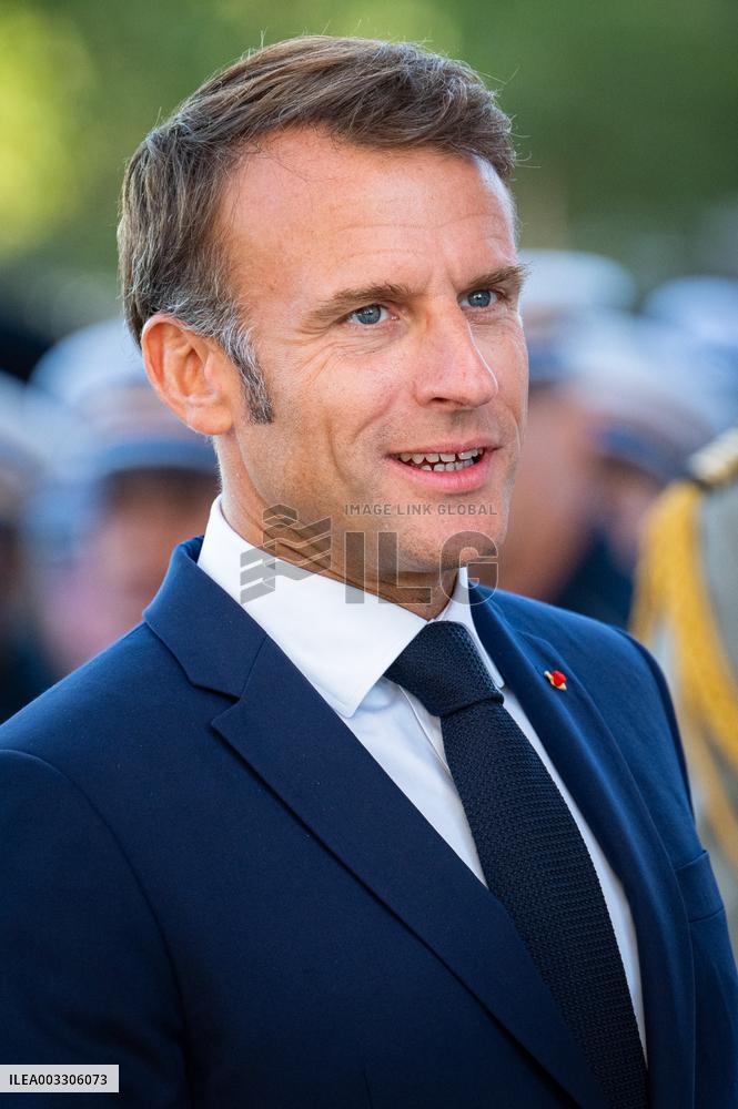 Parade Of French Athletes - Rekindling Of The Flame - Paris
