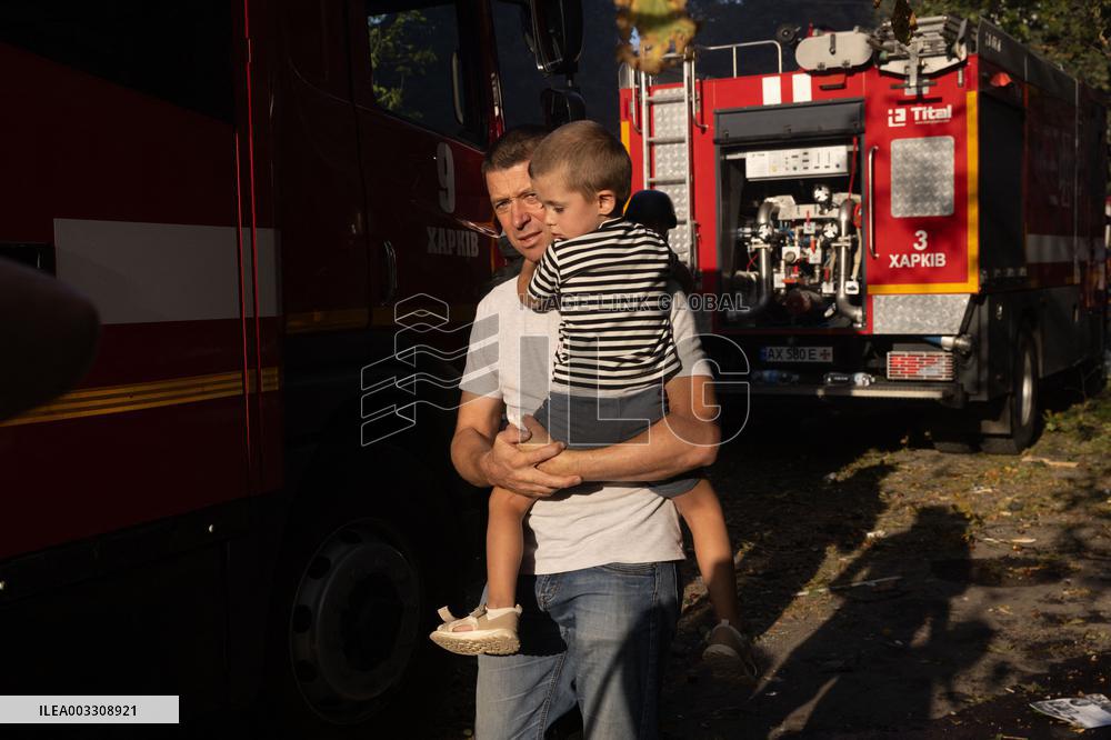 Russians Hit Dergachi - Kharkiv Region