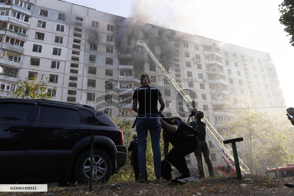 Russians Hit Dergachi - Kharkiv Region