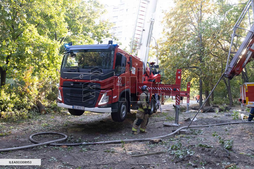 Russians Hit Dergachi - Kharkiv Region