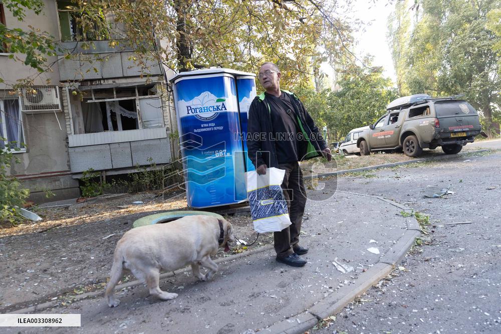 Russians Hit Dergachi - Kharkiv Region