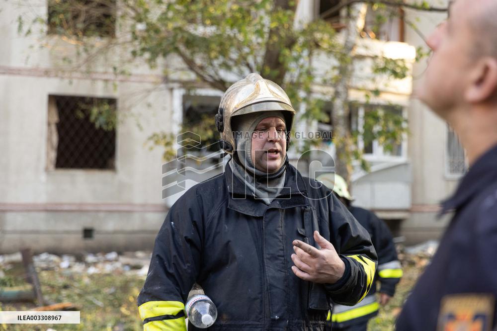 Russians Hit Dergachi - Kharkiv Region