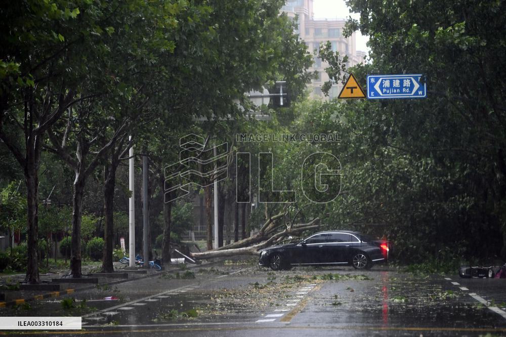 Typhoon Bebinca Hit Shanghai