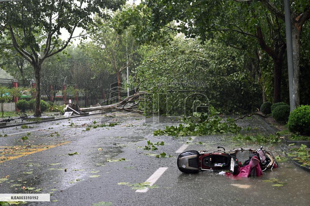 Typhoon Bebinca Hit Shanghai