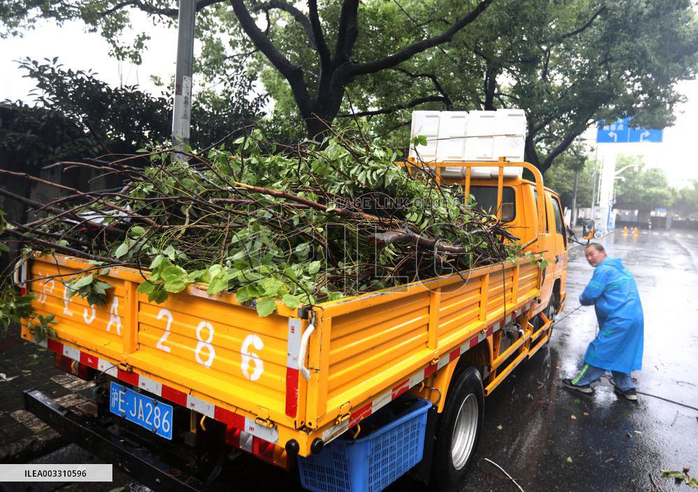 Typhoon Bebinca Lashes Shanghai - China