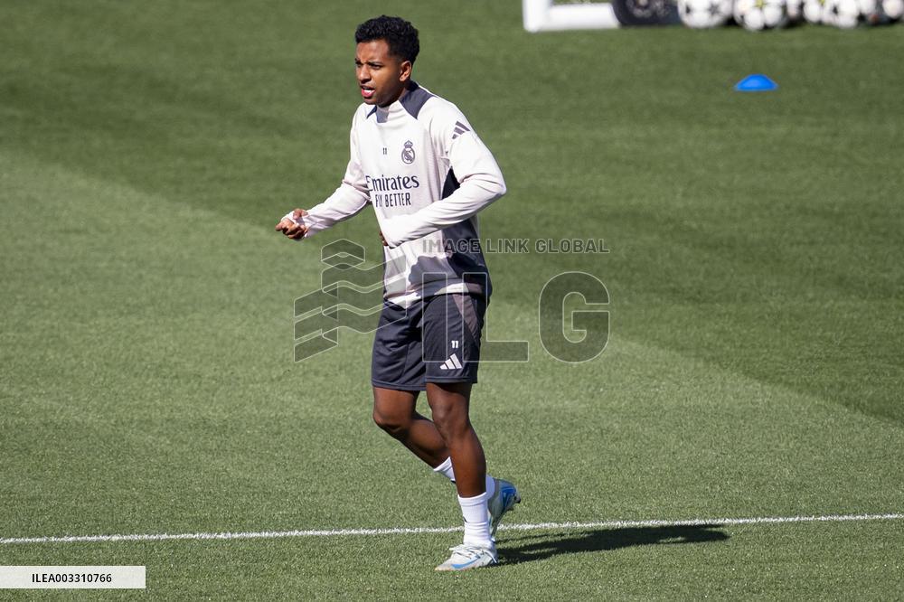 - UEFA Champions League - Champions League 2024/25 League Phase MD1: Real Madrid Training Session and Press Conference