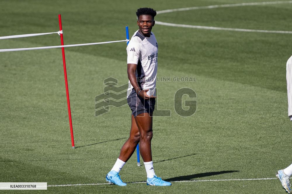 - UEFA Champions League - Champions League 2024/25 League Phase MD1: Real Madrid Training Session and Press Conference