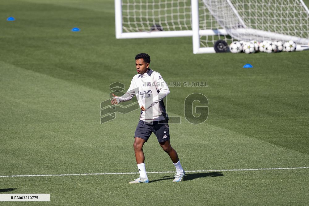 - UEFA Champions League - Champions League 2024/25 League Phase MD1: Real Madrid Training Session and Press Conference