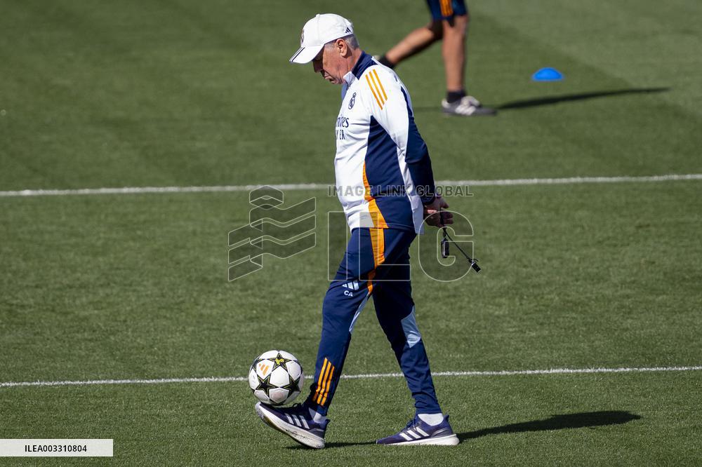 - UEFA Champions League - Champions League 2024/25 League Phase MD1: Real Madrid Training Session and Press Conference
