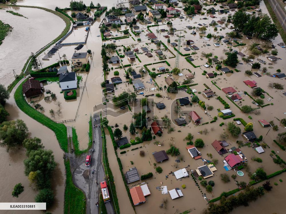 Storm Boris Brings Flooding - Poland