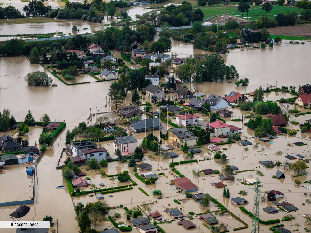 Storm Boris Brings Flooding - Poland