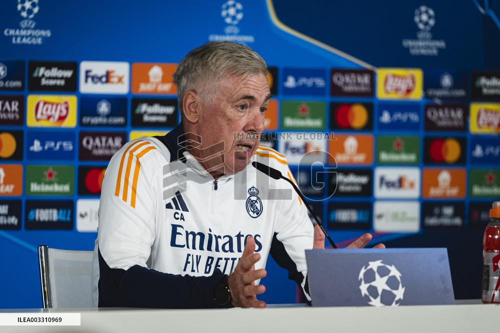 - UEFA Champions League - Champions League 2024/25 League Phase MD1: Real Madrid Training Session and Press Conference