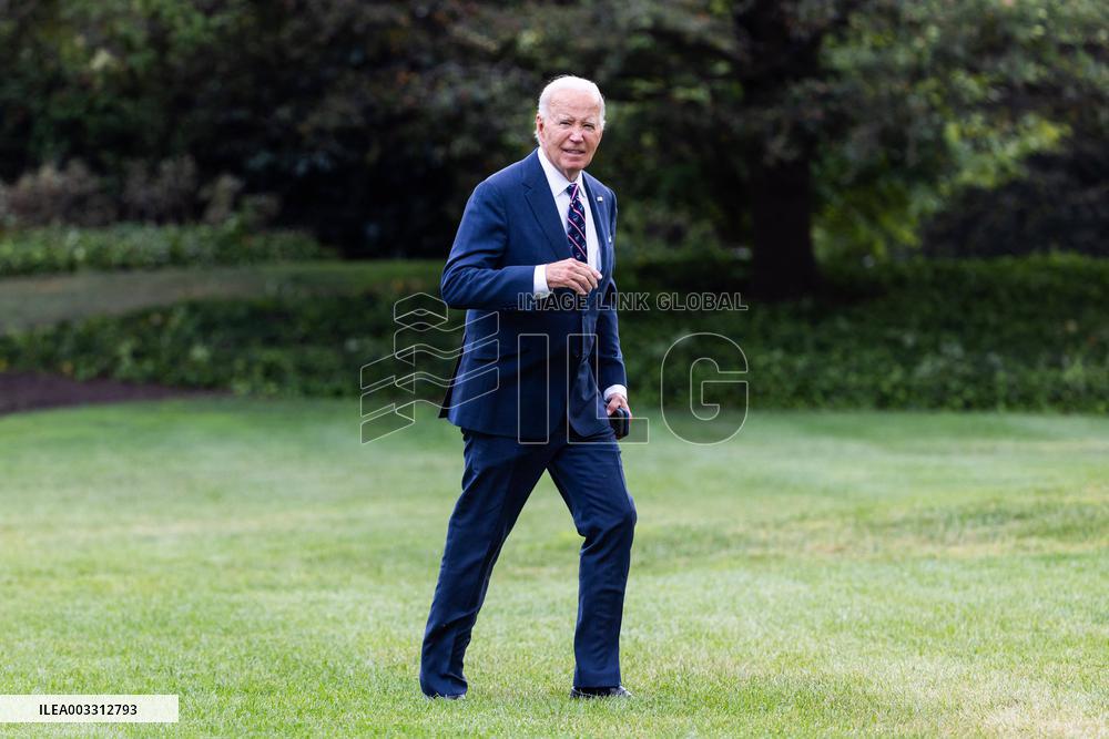 US President Biden speaks on second attempted Trump assassination as he arrives to White House