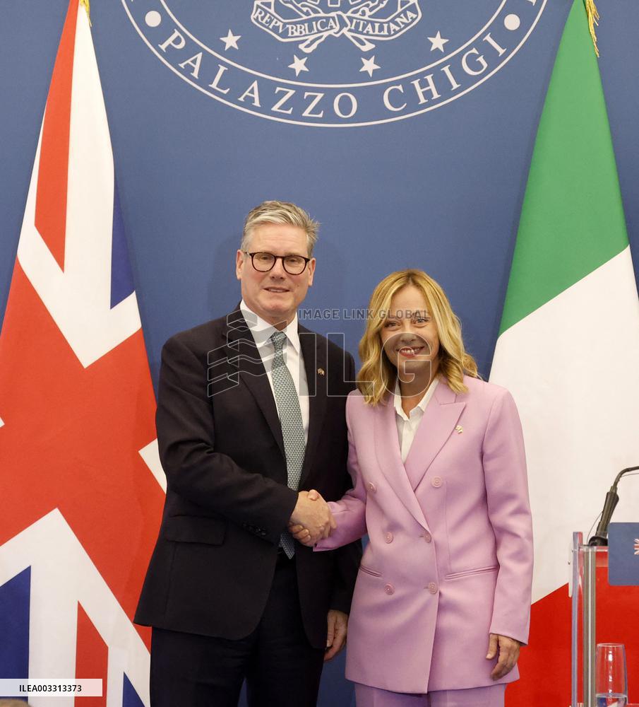 Starmer Discusses Migration With Meloni - Rome