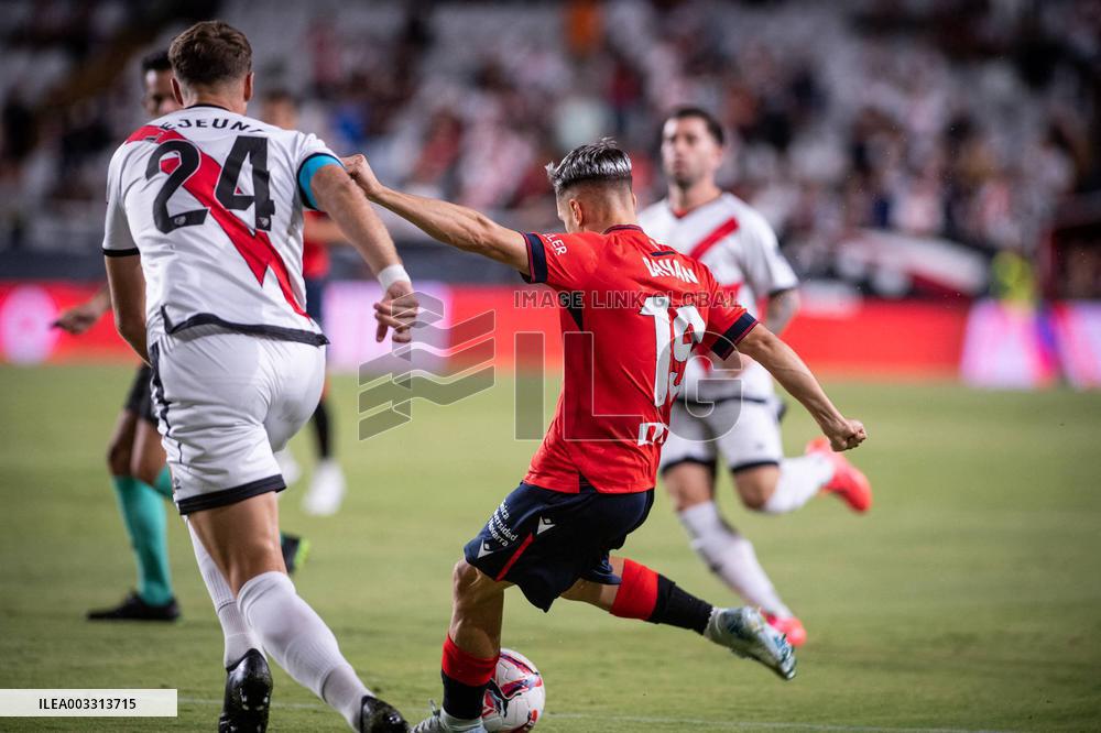 - LaLiga - La Liga: Rayo Vallecano vs Osasuna