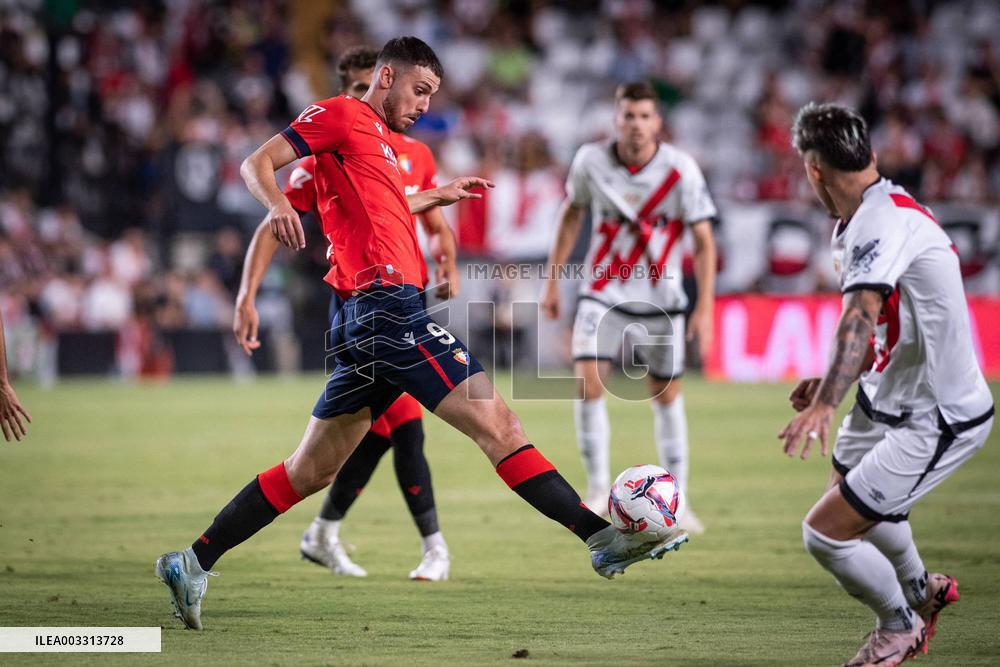 - LaLiga - La Liga: Rayo Vallecano vs Osasuna