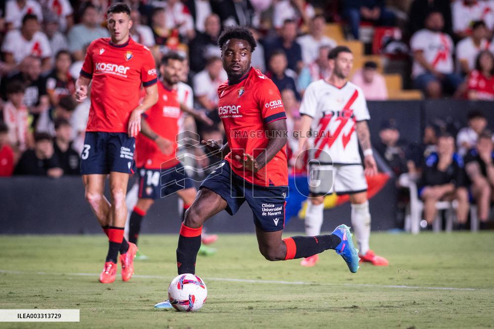 - LaLiga - La Liga: Rayo Vallecano vs Osasuna