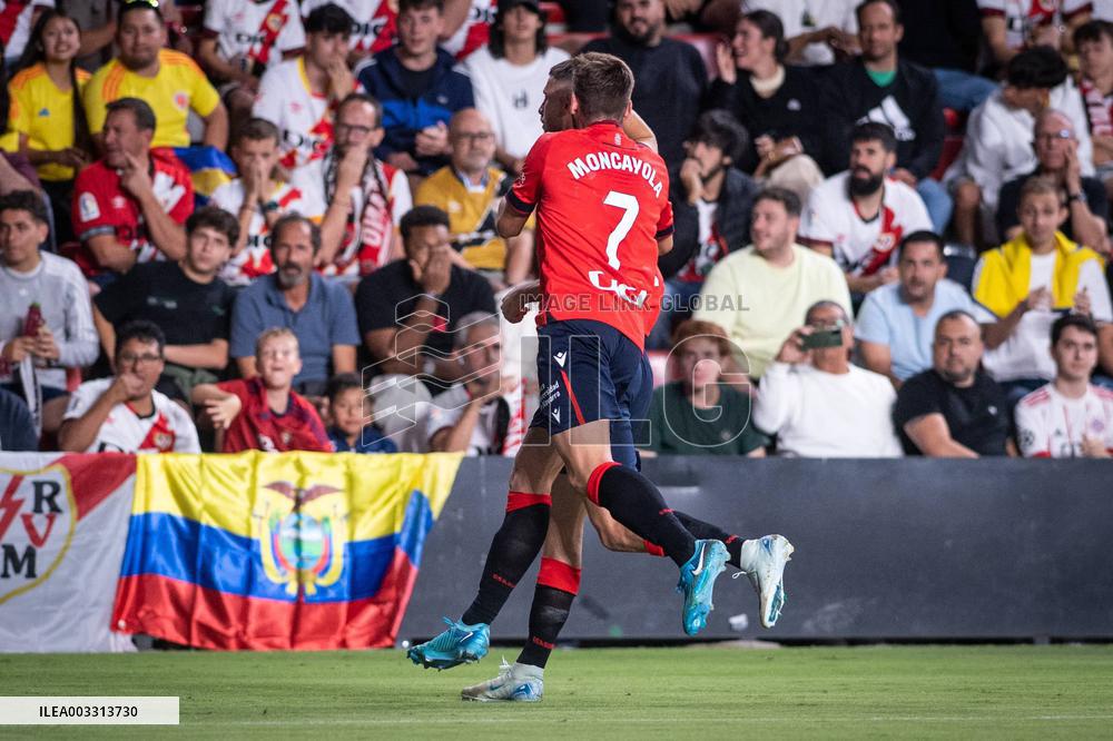 - LaLiga - La Liga: Rayo Vallecano vs Osasuna