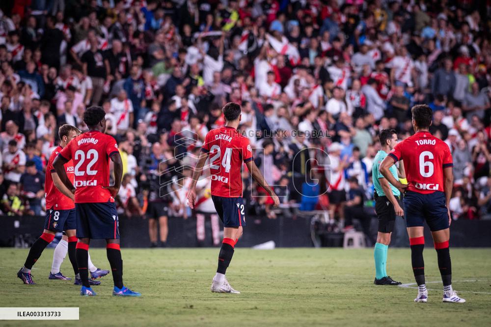 - LaLiga - La Liga: Rayo Vallecano vs Osasuna