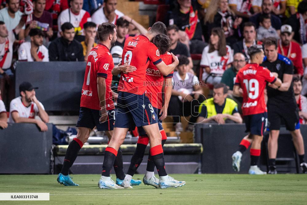 - LaLiga - La Liga: Rayo Vallecano vs Osasuna