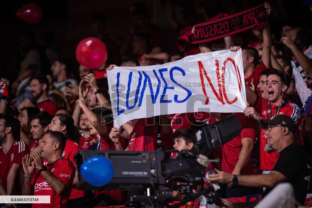 - LaLiga - La Liga: Rayo Vallecano vs Osasuna