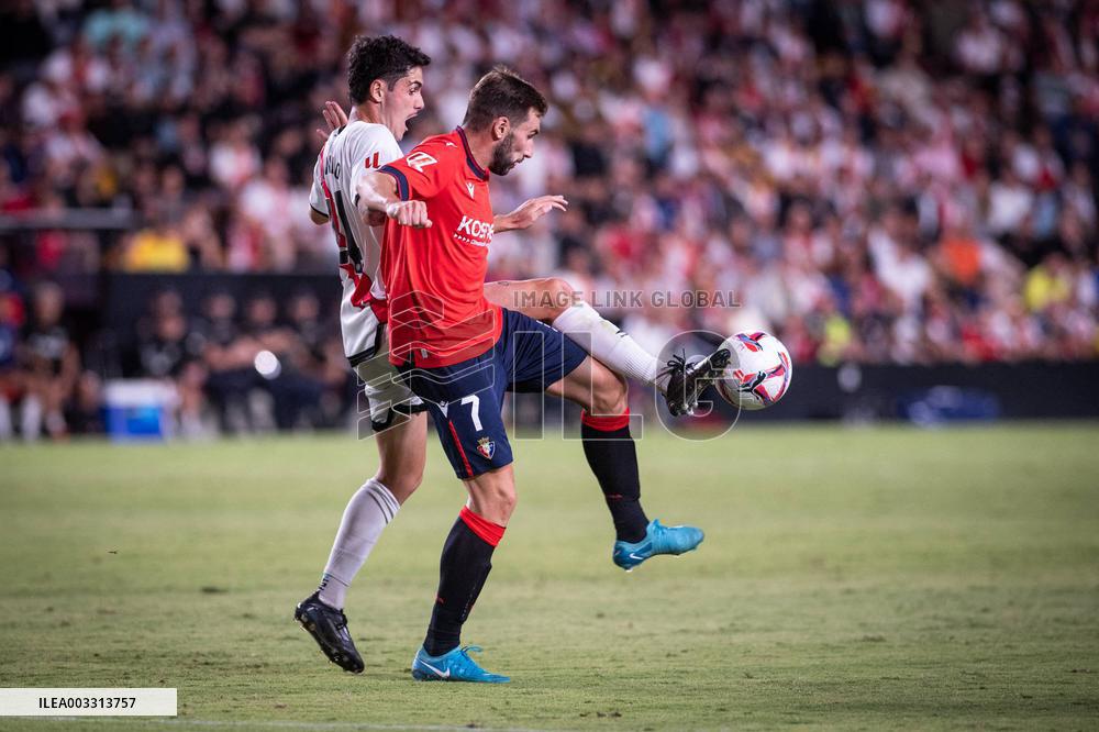 - LaLiga - La Liga: Rayo Vallecano vs Osasuna