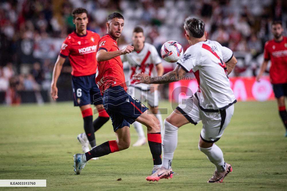 - LaLiga - La Liga: Rayo Vallecano vs Osasuna